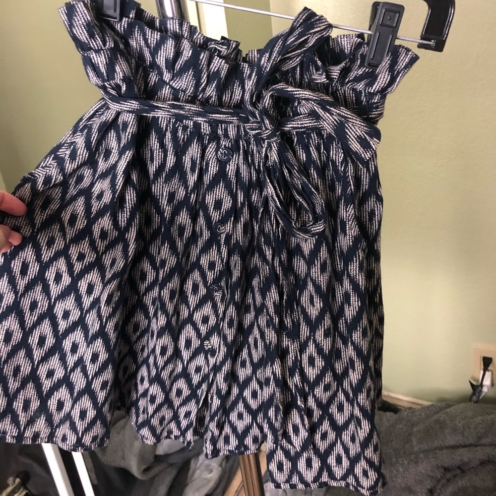 Urban Outfitters Indigo Dyed mini skirt